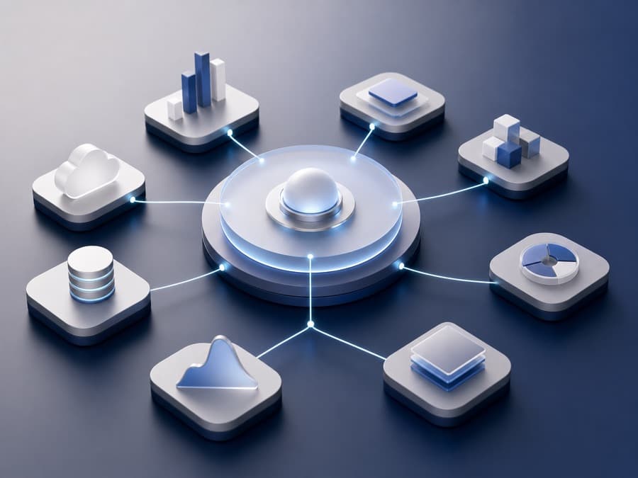 Intelligent agent coordinating connected tools